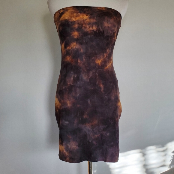 SHEIN Dresses & Skirts - Reverse Tie-dye Tube Dress size M